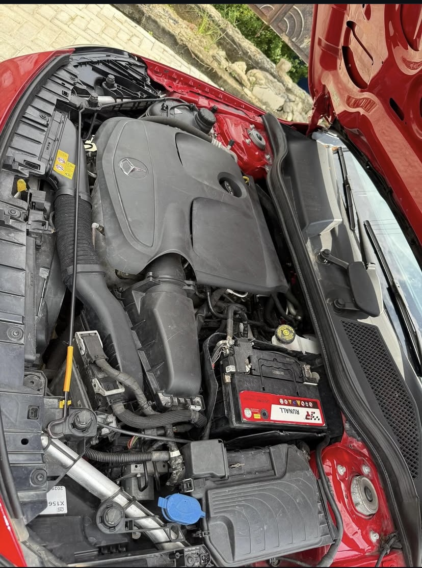 Cropped Faux leather Jacket